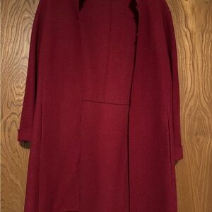 Elegant Red Women's Coat